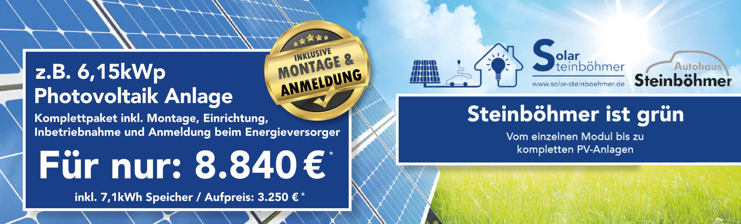 Photovoltaik Angebot vom Fachbetrieb in Bielefeld