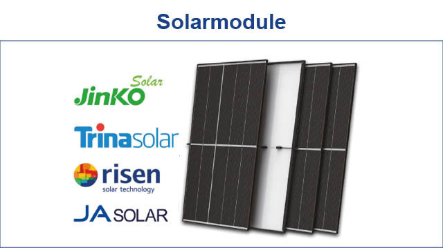 Photovoltaik Module für Osnabrück und Paderborn Tirna und Jinko Module