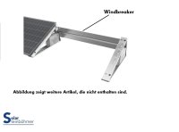 Windbreaker für PV Winkel horizentale Montage
